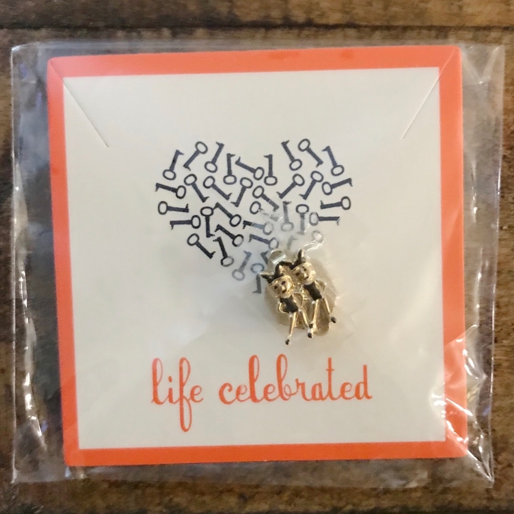 Keep Collective gold dancing girls charm